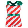 Yruioon Girls Candy Cane Costume Christmas Ballet Dance Gymnastic Leotard Unitard Xmas Holiday Party Dancewear Red 8 Years view 1