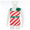 Yruioon Girls Candy Cane Costume Christmas Ballet Dance Gymnastic Leotard Unitard Xmas Holiday Party Dancewear Red 8 Years view 3