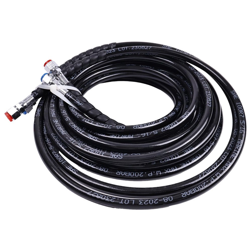 AIVWUMOT 20ft Hydraulic Hose Kit HO-5120 Compatible with SeaStar Outboard Steering Boat Teleflex Marine HO5120
