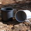 INLIMA Drinking Glasses Camping Mug Tourist Tableware Picnic Utensils Outdoor Kitchen Equipment Travel Cooking set Cookware Hiking (Color : White) view 3