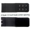 SAMGU Bra Extender 2 Hook 1/2 inch Hook Spacing, Elastic Stretchy Bra Extension Strap, Bra Band Extender view 3