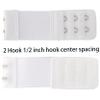 SAMGU Bra Extender 2 Hook 1/2 inch Hook Spacing, Elastic Stretchy Bra Extension Strap, Bra Band Extender view 4