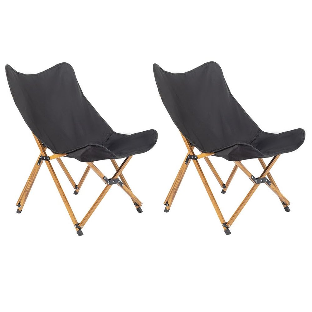 HOYOC 2Pcs Folding Camping Chairs, Portable Camping Chairs Lightweight Backpacking with Carrying Bag Chair Outdoor Lawn Chairs for Adults for Camp, Backpack, Hiking, Beach, Picnic