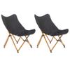 HOYOC 2Pcs Folding Camping Chairs, Portable Camping Chairs Lightweight Backpacking with Carrying Bag Chair Outdoor Lawn Chairs for Adults for Camp, Backpack, Hiking, Beach, Picnic view 1