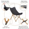 HOYOC 2Pcs Folding Camping Chairs, Portable Camping Chairs Lightweight Backpacking with Carrying Bag Chair Outdoor Lawn Chairs for Adults for Camp, Backpack, Hiking, Beach, Picnic view 4