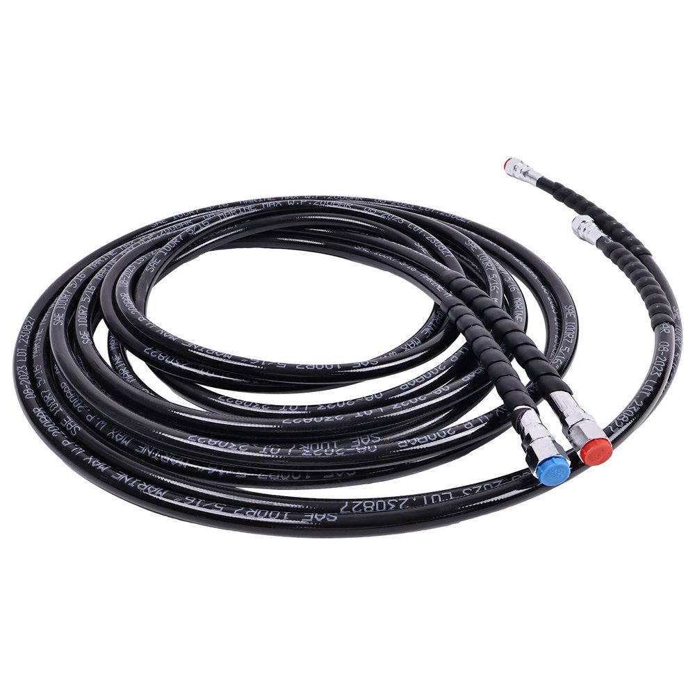 AIVWUMOT 18ft Hydraulic Hose Kit HO5118 HO-5118 Compatible with SeaStar Outboard Steering Boat Teleflex Marine