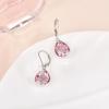 Teardrop Leverback Dangle Earrings Filigree Hook Earring for Women Fashion 925 Sterling Silver Hypoallergenic Jewelry view 3