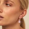Teardrop Leverback Dangle Earrings Filigree Hook Earring for Women Fashion 925 Sterling Silver Hypoallergenic Jewelry view 4