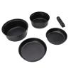 Camping Cookware Kit, Aluminum Alloy Outdoor Cookware Set, Non-Stick Pots, Pans with Mesh Storage Bag for Camping Backpacking view 1