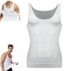 lunhaifi Sculptcore - MenS Body Shaper, Shapeflex Tank, Mannen Shaper Tank Top, Slim Belt Vest Shaper for Men (White,2XL) view 1