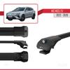 acpar Compatible with MG 5 EV 2022-2025 ACE-1 Car Roof Rack Cross Bar Black Aluminium 2 Bars view 3