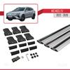 acpar Compatible with MG MG5 EV 2022-2025 Cross Bar FLY Model Car Roof Rack Cross Bar 3 BARS GREY view 4