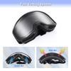 EXP VISION Ski Goggles Snowboard for Men Women, OTG Anti Fog UV Protection Snow Goggles (Black Frame Clear) view 3