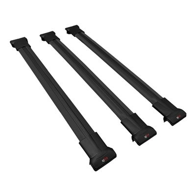 acpar Compatible with MG MG5 EV 2022-2025 Cross Bar FLY Model Car Roof Rack Cross Bar 3 BARS BLACK