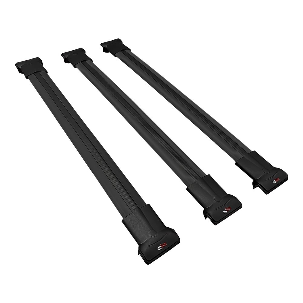 acpar Compatible with MG MG5 EV 2022-2025 Cross Bar FLY Model Car Roof Rack Cross Bar 3 BARS BLACK