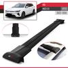 acpar Compatible with MG MG5 EV 2022-2025 Cross Bar FLY Model Car Roof Rack Cross Bar 3 BARS BLACK view 3