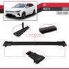 acpar Compatible with MG MG5 EV 2022-2025 Cross Bar FLY Model Car Roof Rack Cross Bar 3 BARS BLACK view 4