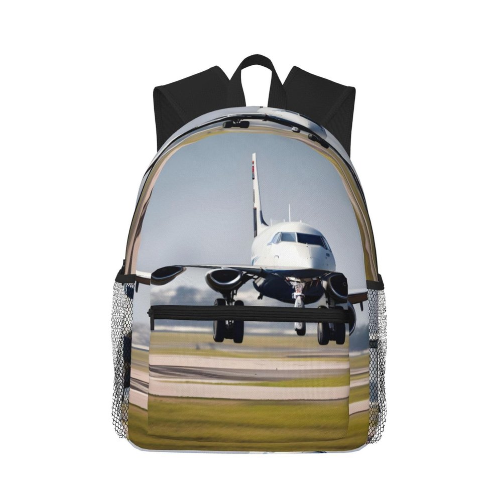 ZISHAK Airplane In Flight Lightweight And Ultra-Comfortable Casual Backpack:Easily Portable Backpack For Camping,Hiking
