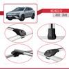 acpar Compatible with MG 5 EV 2022-2025 ACE-1 Car Roof Rack Cross Bar Grey Aluminium 3 Bars view 4