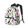 ZISHAK Twister Polka Dots Lightweight And Ultra-Comfortable Casual Backpack:Easily Portable Backpack For Camping,Hiking view 2