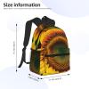 ZISHAK You Are My Sunshine Sunflower Lightweight And Ultra-Comfortable Casual Backpack:Easily Portable Backpack For Camping,Hiking view 4