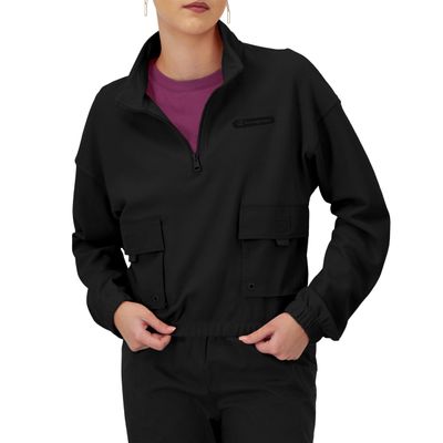 Champion Women's Jacket, Campus, Pique 1/4 Zip Pullover, Jacket with Pockets for Women