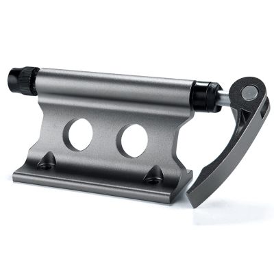 Bike Block Fork Mount Aluminum Alloy Bicycle Front Fork Fixed Clip Luggage Rack Accessories for Truck Bed, Trailer(Dark Titanium)