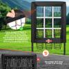 9 Hole Pitching Net with Strike Zone, Baseball Pitching Target, Softball Pitching Net, Protable and Adjustable Pitcher Training Equipment with Throwing Pitching Target view 3