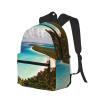 ZISHAK Island Of Cuba Lightweight And Ultra-Comfortable Casual Backpack:Easily Portable Backpack For Camping,Hiking view 2