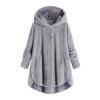 Coats for Women Hooded Trench Coat Ski Jacket Women Sheepskin Coats for Women Light Weight Fleece Jacket Women Trendy Clothes for Women 2023 Fitted Fleece Jacket Women Birthday Gifts for Men view 3