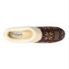 Deer Stags Mens Lodge Faux Fur Lined Slide Slippers Brown 9-10 Medium (D) view 3
