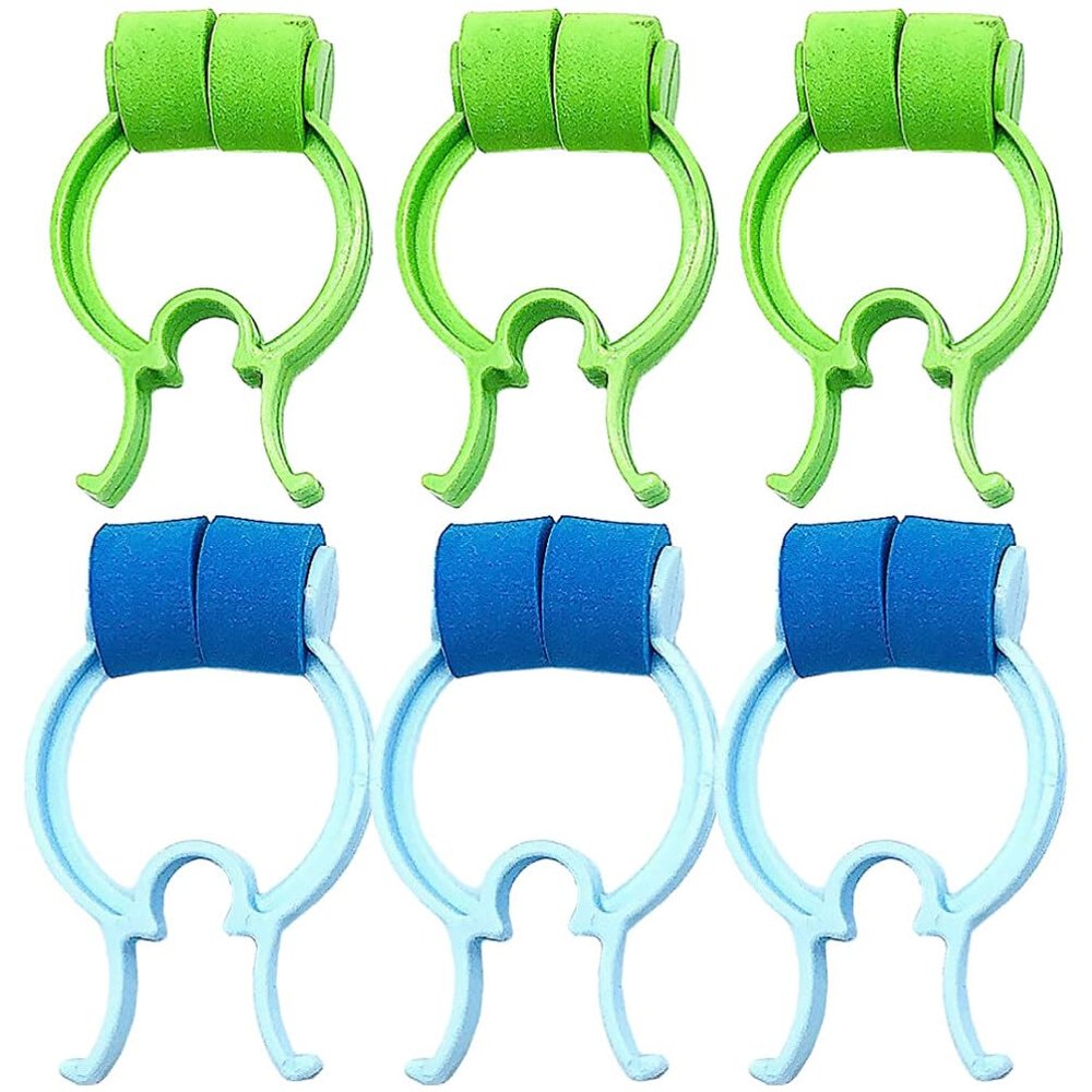 6pcs Foam Nose Clips for Emergency Nosebleed Stopper, Nasal Clamps Nose Bleed Stopper Epistaxis Treatment Clips for Home, School, Sports Teams