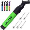 SPORTBIT Exercise Ball Pump  Hand Pump for Yoga Balls, Pilates & Stability Balls  Push & Pull Inflating System  Fitness Ball Air Pump with 5 Needles for Sports Balls view 1