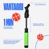 SPORTBIT Exercise Ball Pump  Hand Pump for Yoga Balls, Pilates & Stability Balls  Push & Pull Inflating System  Fitness Ball Air Pump with 5 Needles for Sports Balls view 3