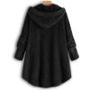 Aesthetic Fall Clothes Work Attire for Women Office Pea Coat Women Fall Tops for Women Women Fleece Jacket Cute Fall Jackets Micro Fleece Jacket Women Birthday Gifts for Men view 4
