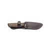 Beretta Chamois Durable Sharp Stainless Steel 4.3" Fixed Blade Hunting Knife with Walnut Wood Handle | Leather Sheath with Loop Included view 2