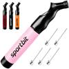 SPORTBIT Ball Pump - Push & Pull Inflating System - Volleyball, Basketball, Football & Soccer Ball Air Pump - Includes 5 Needles view 1
