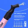 SPORTBIT Ball Pump - Push & Pull Inflating System - Volleyball, Basketball, Football & Soccer Ball Air Pump - Includes 5 Needles view 2