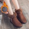 SACFOF Womens Snow Boots Winter Warm Ankle Boots Thickened Outdoor Fur Lined Shoes Comfortable Dressy Anti Slip Short Booties view 2