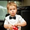 BEWDIO Black Bow Ties for Boys Pre Tied Toddler Bow Tie Adjustable Kids Baby Bowties for Wedding Party (57-04) view 2