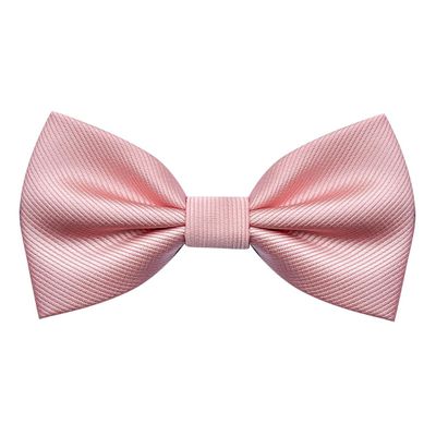 BEWDIO Pink Bow Ties for Boys Pre Tied Toddler Bow Tie Adjustable Kids Bowtie Clip On Baby Bowties for Wedding Party (57-05)