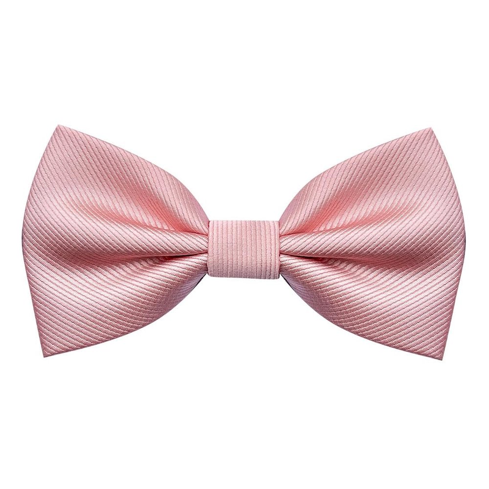 BEWDIO Pink Bow Ties for Boys Pre Tied Toddler Bow Tie Adjustable Kids Bowtie Clip On Baby Bowties for Wedding Party (57-05)