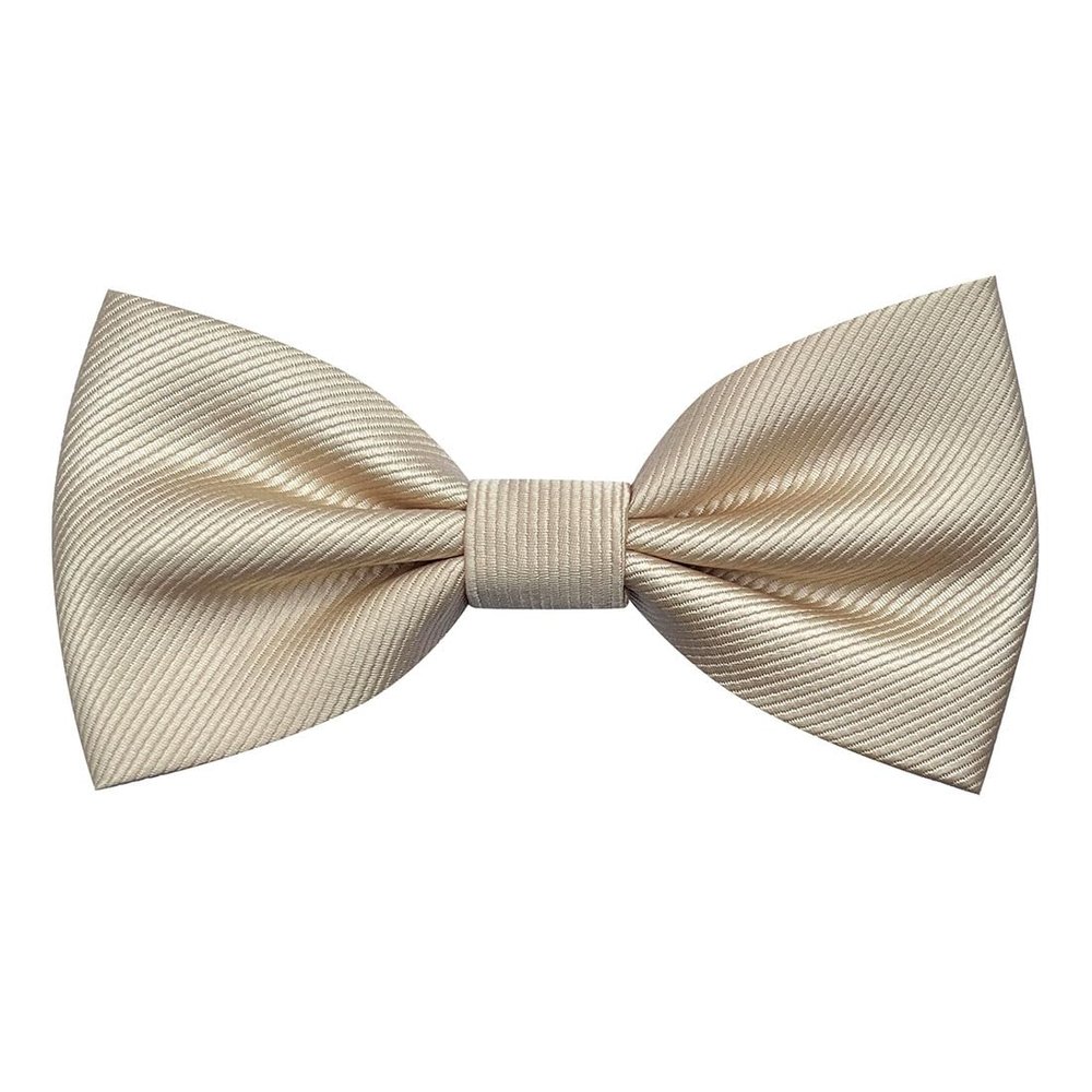 BEWDIO Champagne Bow Ties for Boys Pre Tied Toddler Bow Tie Adjustable Kids Baby Bowtie for Wedding Party (57-03)