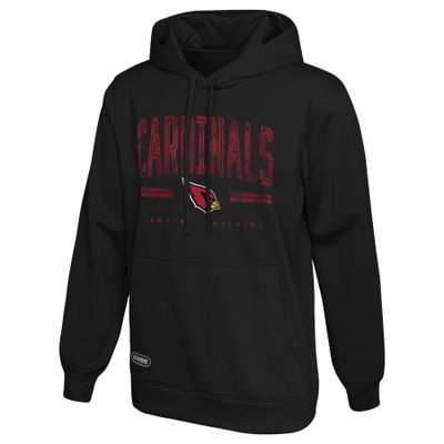 Outerstuff NFL Men's Arizona Cardinals Pullover Performance Fleece Hoodie, Coin Toss Size L