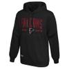 Outerstuff NFL Men's Atlanta Falcons Pullover Performance Fleece Hoodie, Coin Toss Size S view 1