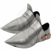 Medieval Knight Armor Shoes Crusader Gothic Sabatons 15th Century Armor Sabaton Feet Armor Wearable Shoes Steel LARP Cosplay Costume Halloween view 1