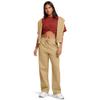 Under Armour Women's Rival Fleece Straight Leg Pants, (263) Camel / / White, X-Small view 3