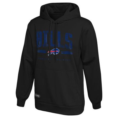 Outerstuff NFL Men's Buffalo Bills Pullover Performance Fleece Hoodie, Coin Toss Size M