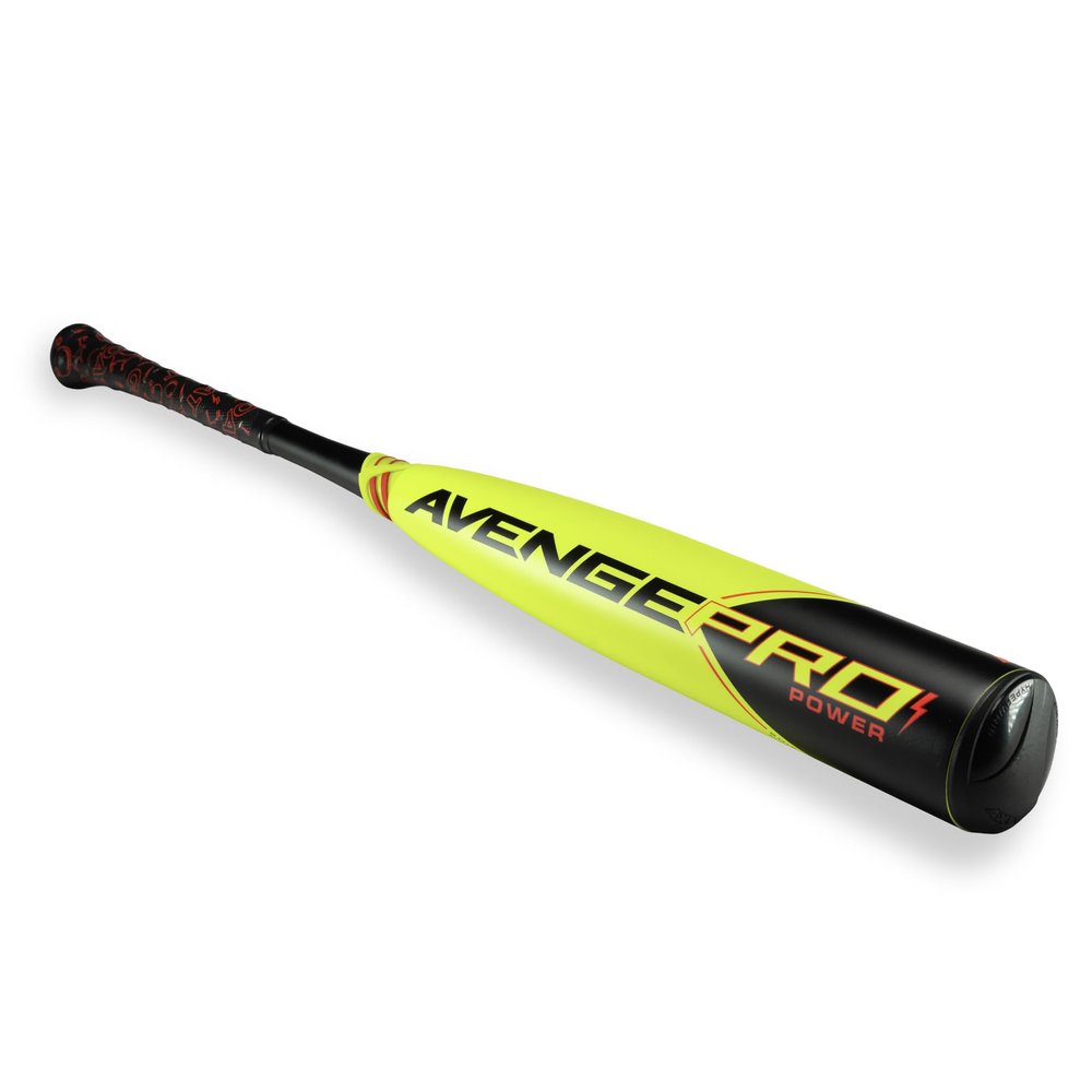 Axe | Avenge Pro Power | Special Edition | USSSA Youth Baseball Bat | 3-Piece Composite | 2-3/4" Diameter | -10 | Flared Axe Handle | Volt/Black/Red | 30 inch/20 Ounce