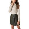 Lucky Brand Women's Mock Neck Layering Top, Coffee, L view 4